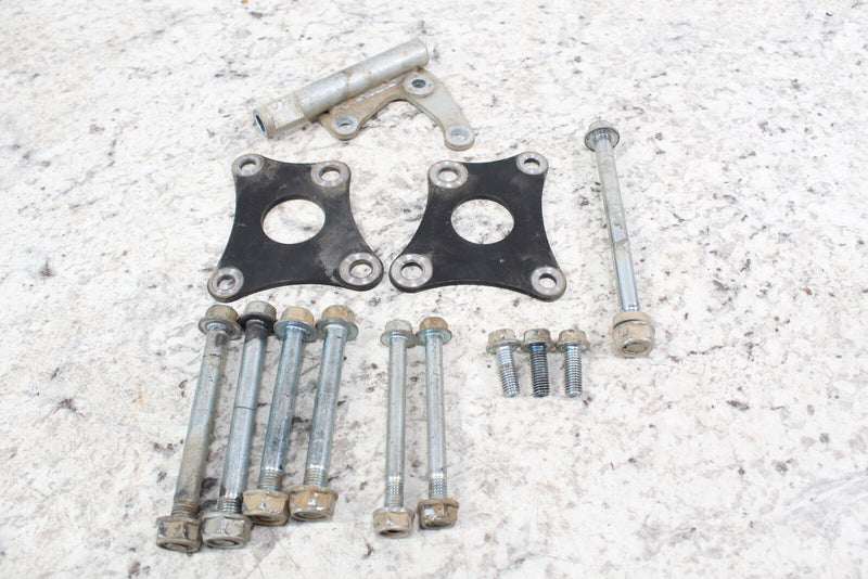 1986 HONDA TRX200SX 200 SX Motor Mount Plates Bolts 50351-HB3-000 90107-HB3-000 - ATV