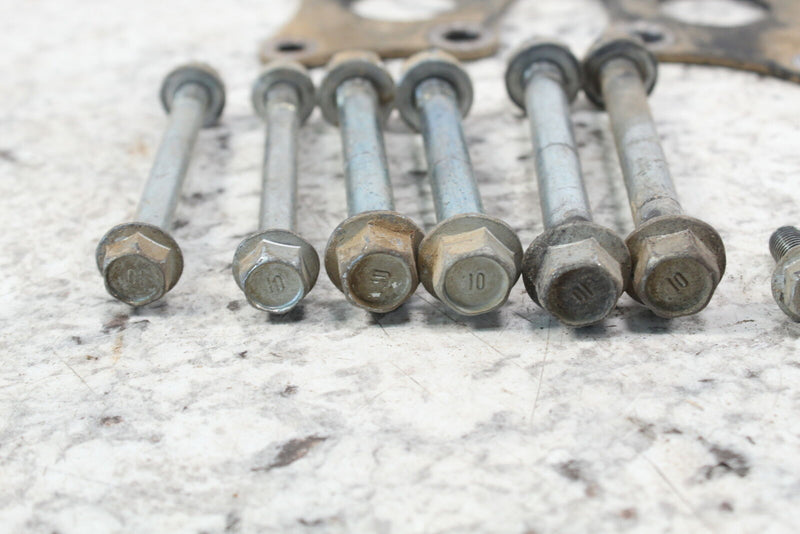 1986 HONDA TRX200SX 200 SX Motor Mount Plates Bolts 50351-HB3-000 90107-HB3-000 - ATV