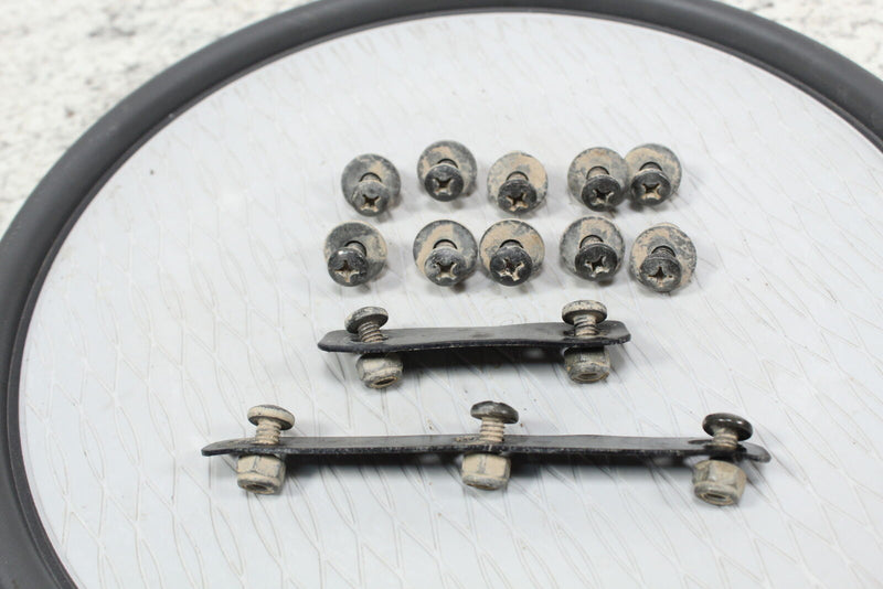 1994 POLARIS 300 4X4 Front Fender Mud Guard Bolts & Brackets 7512282 5211131-067 - ATV