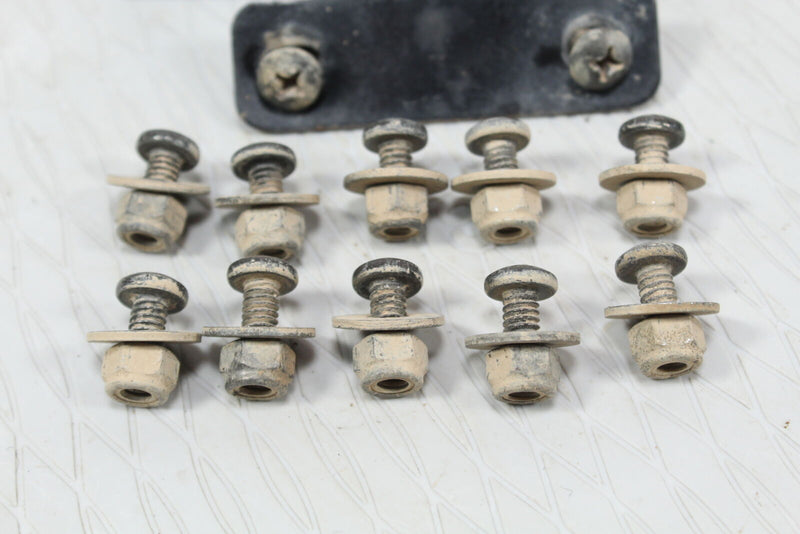 1994 POLARIS 300 4X4 Front Fender Mud Guard Bolts & Brackets 7512282 5211131-067 - ATV