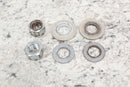 1994 POLARIS 300 4X4 Rear Wheel Axle Nuts and Washers 7555796 7543005 - ATV