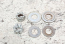 1994 POLARIS 300 4X4 Rear Wheel Axle Nuts and Washers 7555796 7543005 - ATV