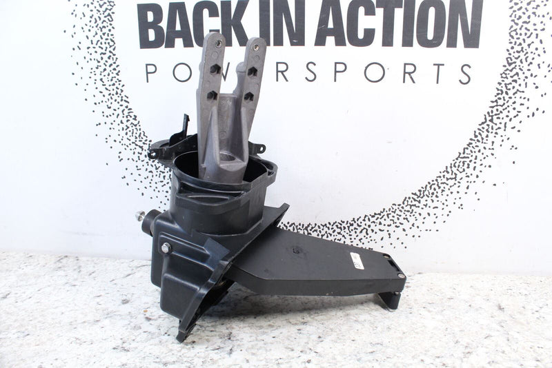 Black and gray jet pump assembly for Sea-Doo GTI steering column stem post handle