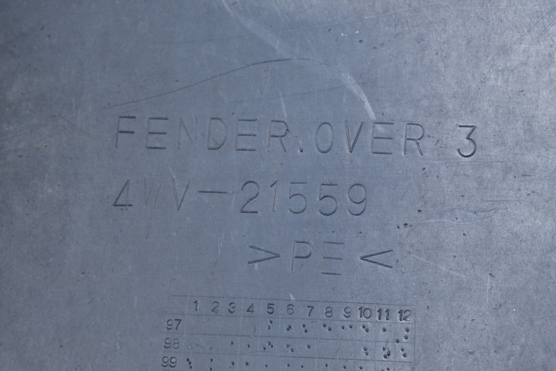 2001 YAMAHA GRIZZLY 600 Front Left Lower Mud Guard 4WV-21559-00-00