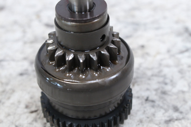 2001 YAMAHA GRIZZLY 600 Starter Bendix Clutch Gear Shaft 4WV-15650-02-00