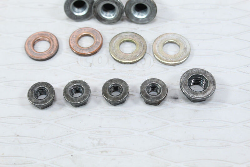 2004 SUZUKI DR200SE DR200 Cylinder Head Nuts and Washers 09159-08049 08316-10083 - Motorcycle