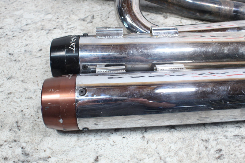 2005 HARLEY-DAVIDSON ROAD KING CLASSIC Rinehart True Dual Exhaust Pipes Mufflers