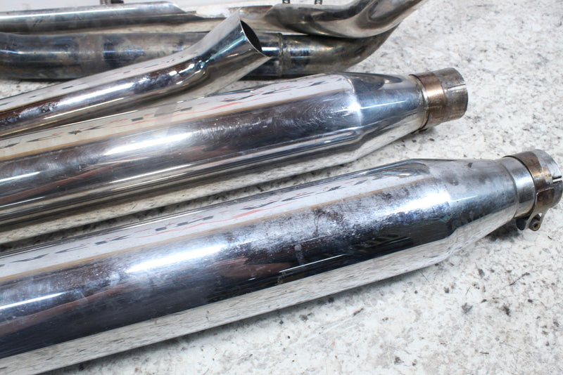 2005 HARLEY-DAVIDSON ROAD KING CLASSIC Rinehart True Dual Exhaust Pipes Mufflers