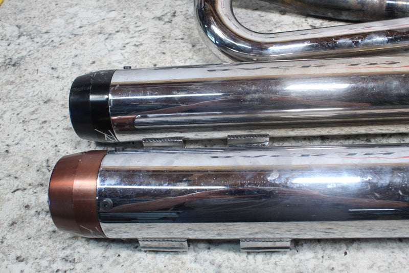 2005 HARLEY-DAVIDSON ROAD KING CLASSIC Rinehart True Dual Exhaust Pipes Mufflers