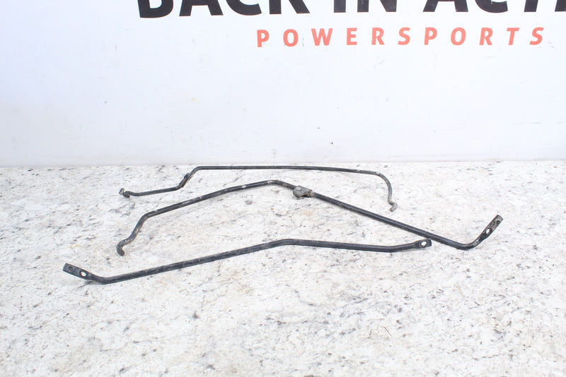 2005 HONDA RUBICON 500 Left Fender Supports Brackets Mounts 61108-HP0-A00