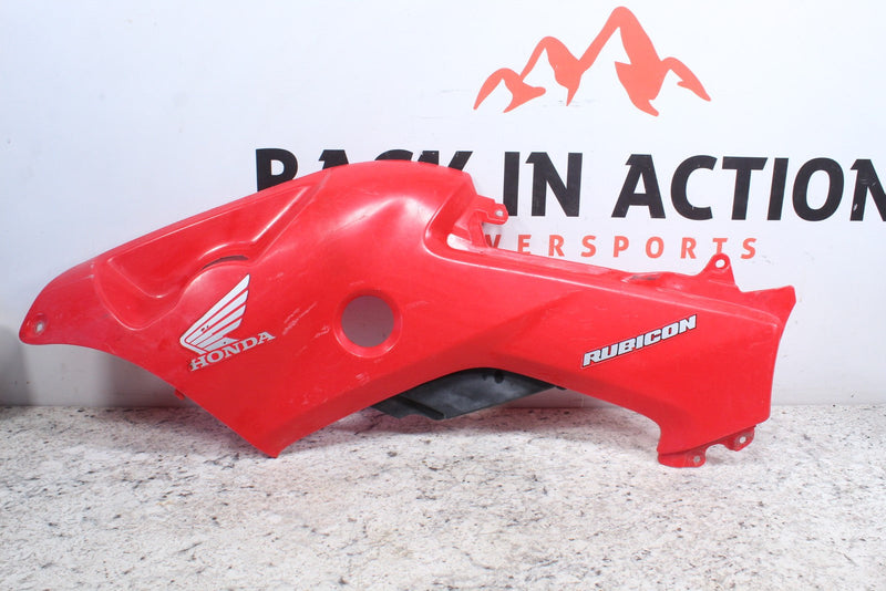 2005 HONDA RUBICON 500 Left Side Tank Cover Fairing Panel 83650-HN2-A20ZB
