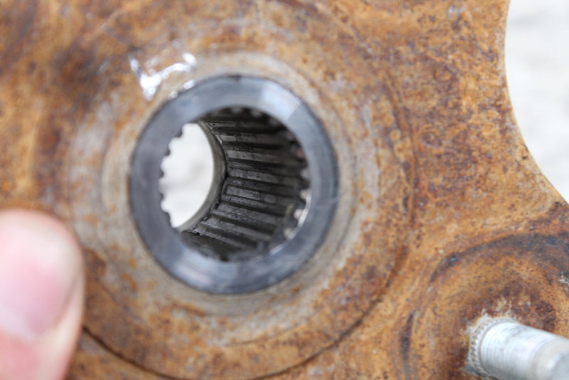 2007 SUZUKI EIGER 400 LTA400F 4X4 AUTO Left Rear Wheel Hub 64110-38F22 - ATV