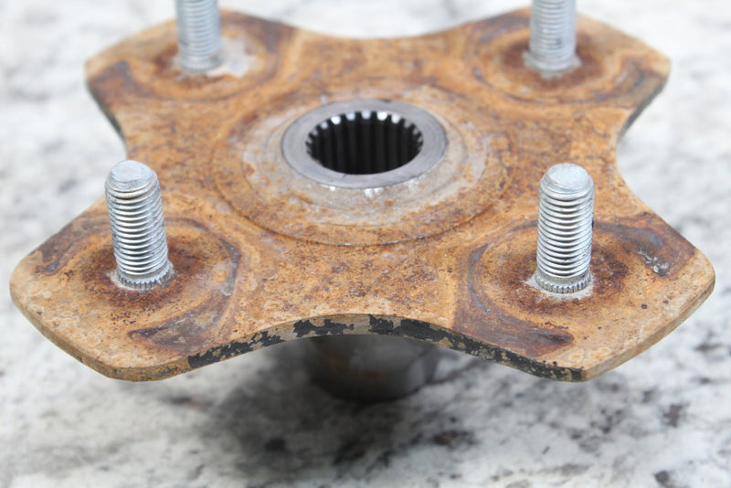 2007 SUZUKI EIGER 400 LTA400F 4X4 AUTO Left Rear Wheel Hub 64110-38F22 - ATV