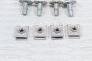 2008 YAMAHA RHINO 450 Oil Cooler Mounting Bolts & Nuts Plates 5ND-E2675-00-002