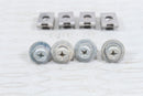 2008 YAMAHA RHINO 450 Oil Cooler Mounting Bolts & Nuts Plates 5ND-E2675-00-004