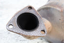 Rusty triangular-flanged exhaust pipe for Maverick 1000R 4x4 XRS side-by-side vehicle