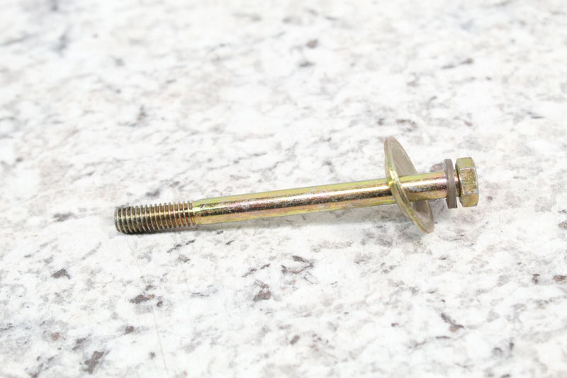 Gold-colored Polaris Sportsman secondary clutch bolt with threads and washer for 2018 models