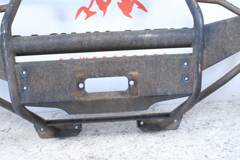 Metal off-road bumper.