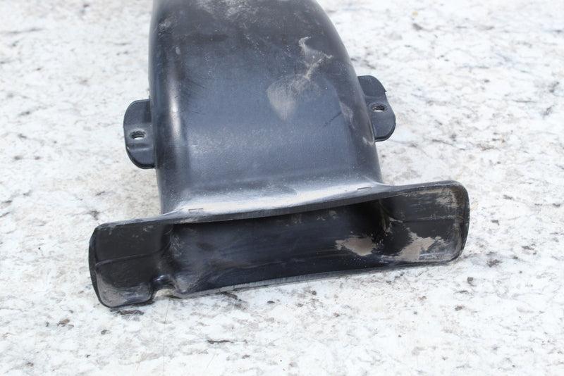 Dirty black plastic duct.