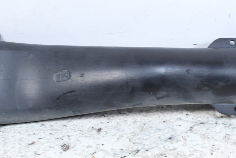 Black plastic automotive part.