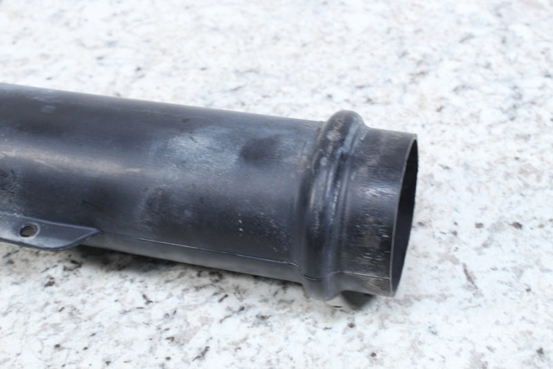 Black cylindrical pipe.