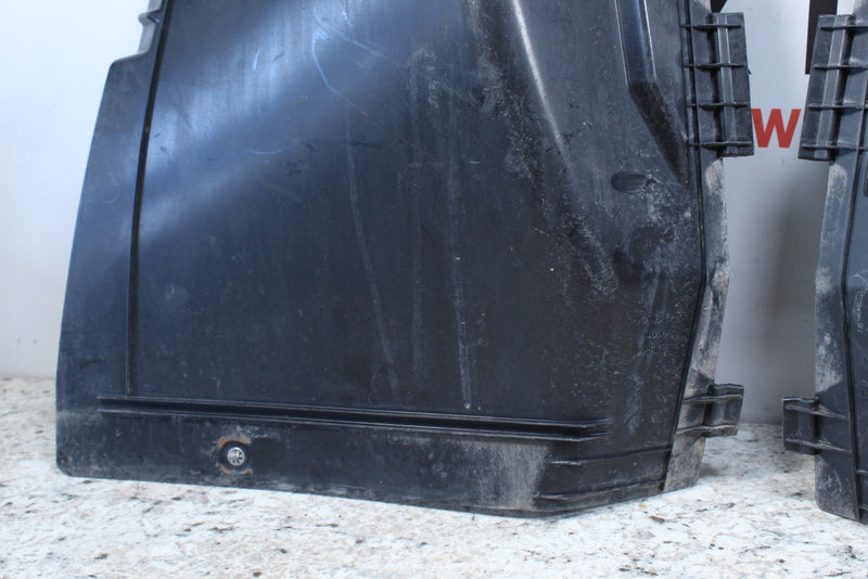 Black plastic fender liner.