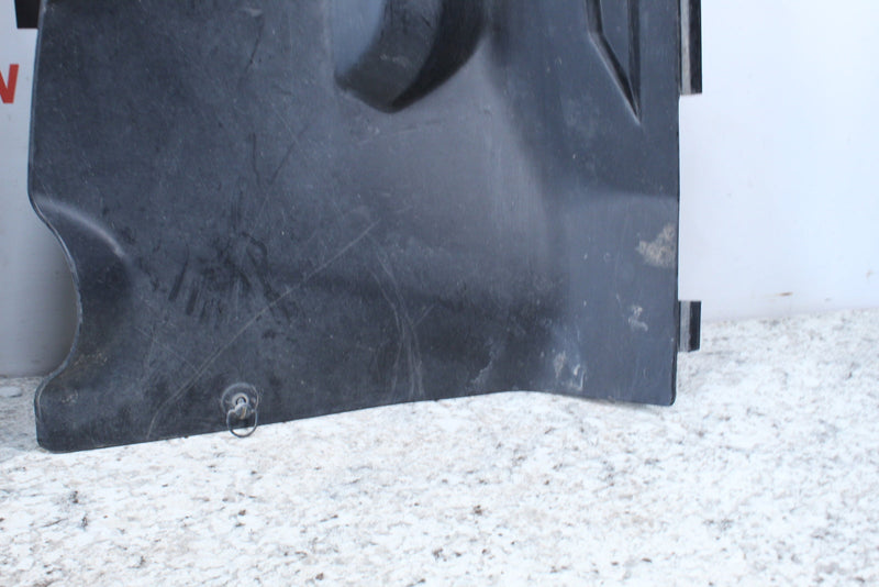 Black plastic panel.
