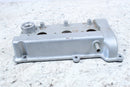 Silver engine valve cover.