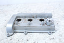 Silver engine valve cover.