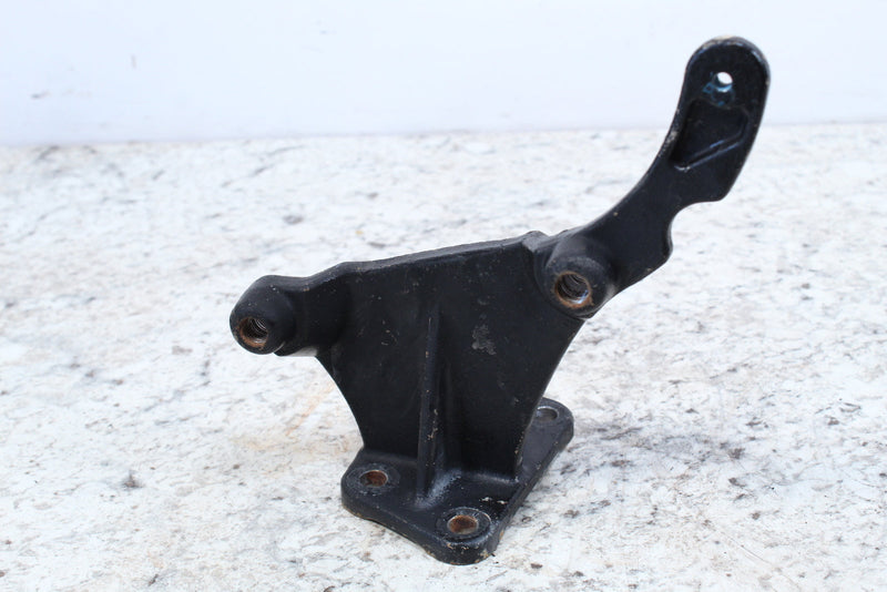 Black metal mounting bracket.