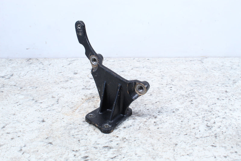 Black metal mounting bracket.