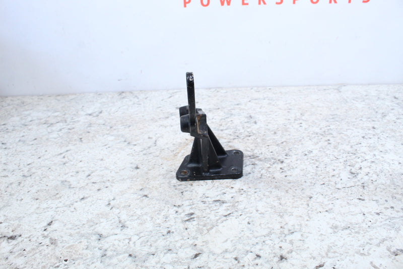 Black metal mounting bracket.