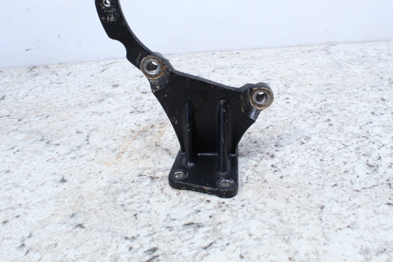 Black metal mounting bracket.