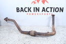 Used, rusty exhaust pipe.