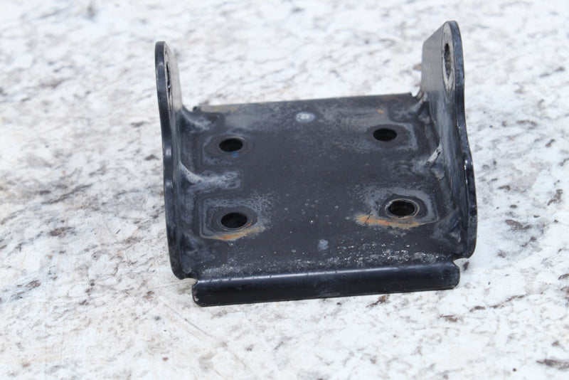 Black metal bracket with mounting holes.