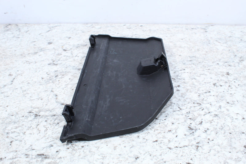 Black plastic cover.