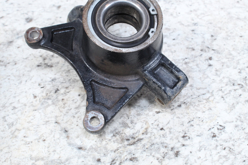 Black metal bearing hub.