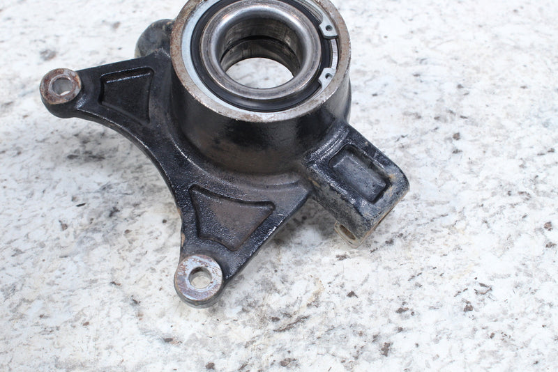 Black metal bearing hub.