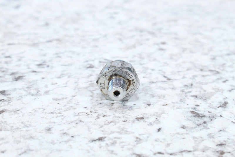 Metallic pressure sensor.