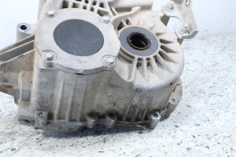 Dirty, cast metal transfer case.