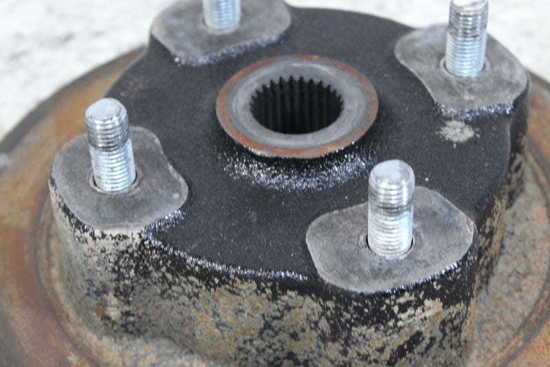 Used wheel hub with studs.