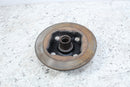 Used, rusty brake rotor with splined hub.