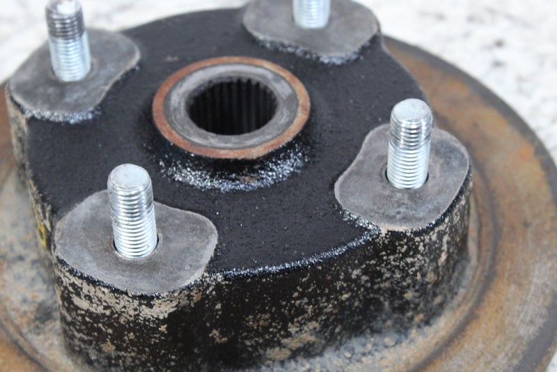 Used wheel hub with studs.