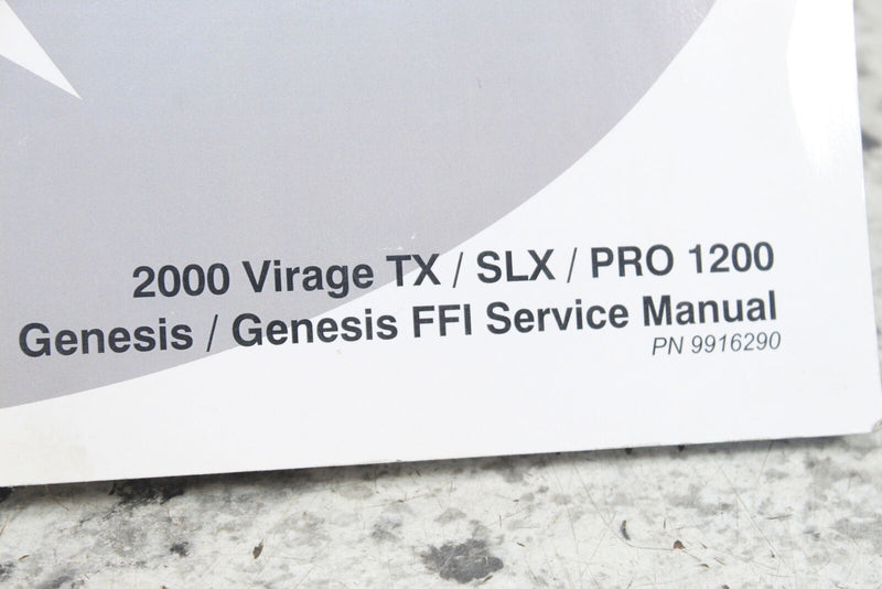 2000 Polaris Virage SLX PRO Genesis Shop/Repair Manual 9916290